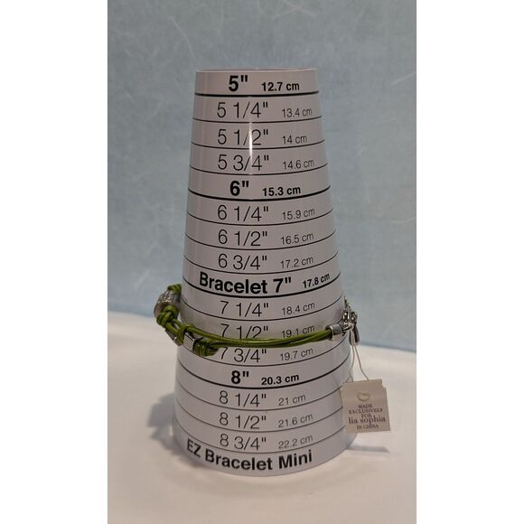 Apple Green Rhinestone Bracelet NWT - Picture 12 of 12